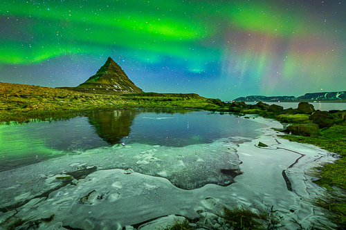 Aurore boréale, Snaefellsnes